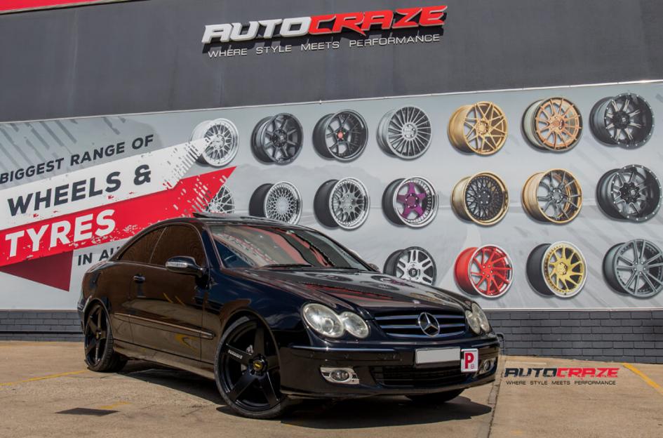 MERCEDES-CLK-FRC-FLAT-BLACK